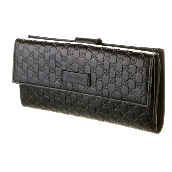 Gucci Leather Continental Wallet - Picture 2 of 8